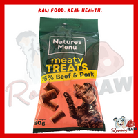 Natures Menu - Real Meaty Treats - Beef & Pork - 60g