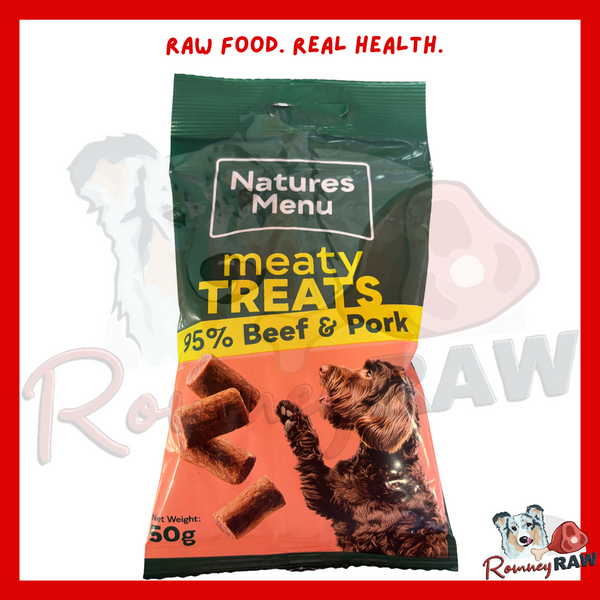 Natures Menu - Real Meaty Treats - Beef & Pork - 60g