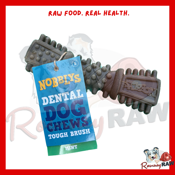 Nobbly's Tough Brush Mint Dog Chew 80g