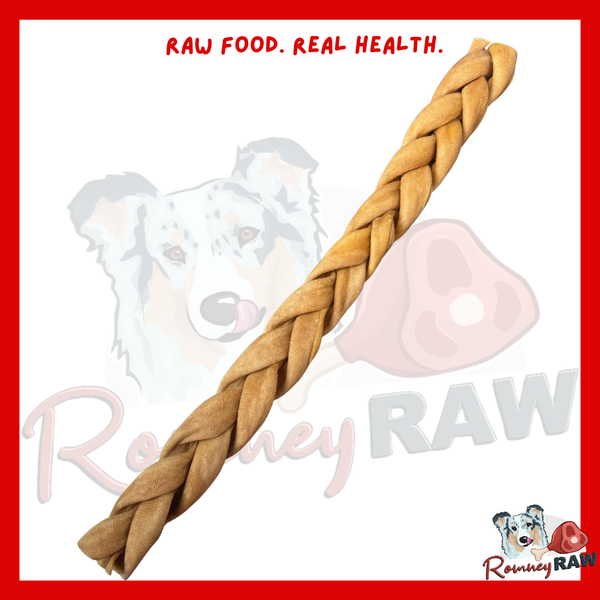Nova Dog Chews - Large Goat Skin Braids - 30cm