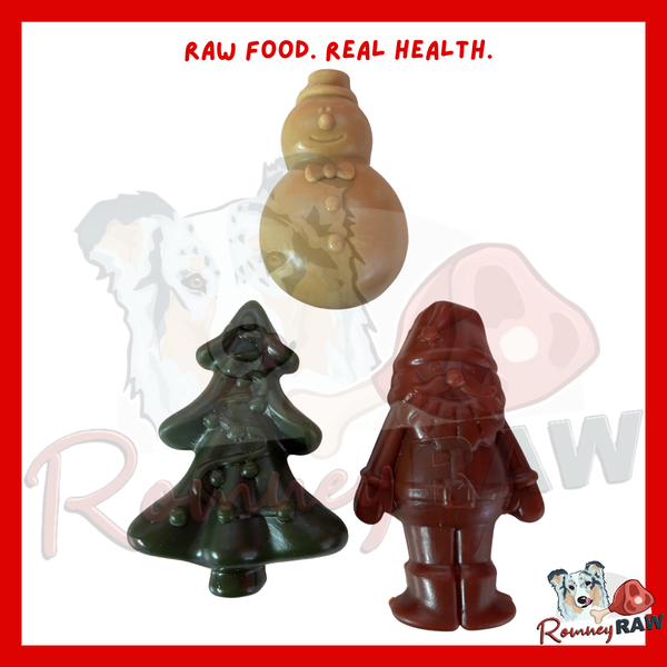 Nova Dog Chews - Santa & Snowmen Edible Christmas Figures