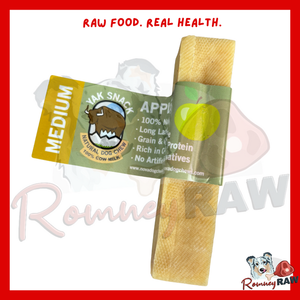 Nova Dog Chews - Yak Snack - Apple - Medium