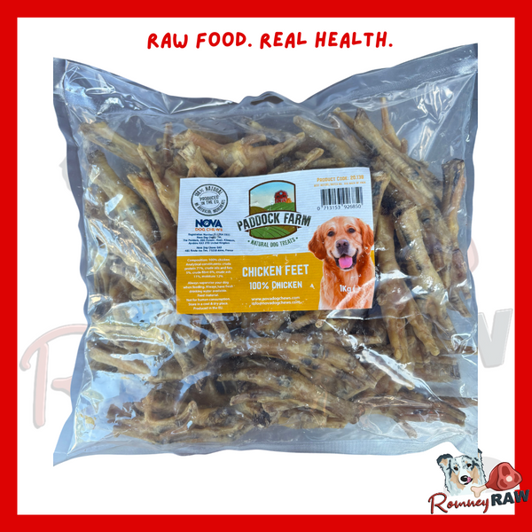 Nova Dog Chews - Natural Chicken Feet - 1kg