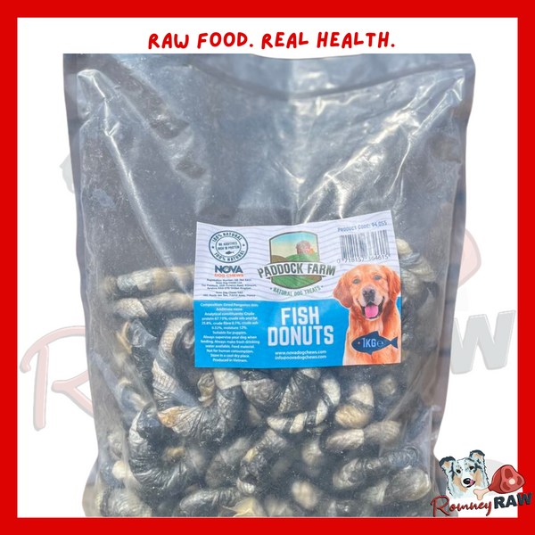 Nova Dog Chews - Fish Skin Donuts - 1kg