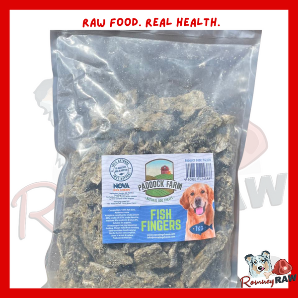Nova Dog Chews - Fish Skin Fingers - 1kg