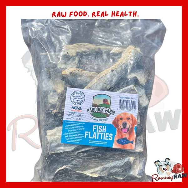 Nova Dog Chews - Fish Skin Flatties - 1kg