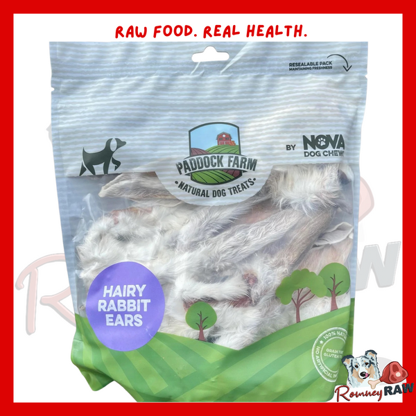 Nova Dog Chews - Hairy Rabbit Ears - 200g