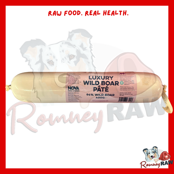 Nova Dog Chews Luxury Pate - Wild Boar - 400g