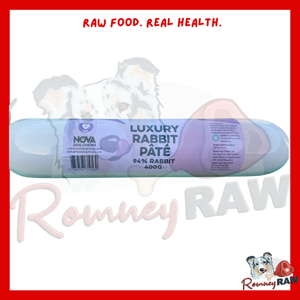 Nova Dog Chews - Luxury Pate - Rabbit - 400g