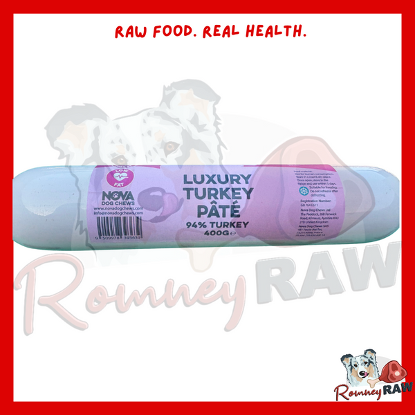 Nova Dog Chews - Luxury Pate - Turkey - 400g