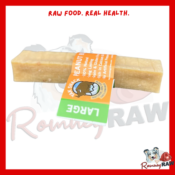 Nova Dog Chews - Yak Snack - Peanut Butter - Large