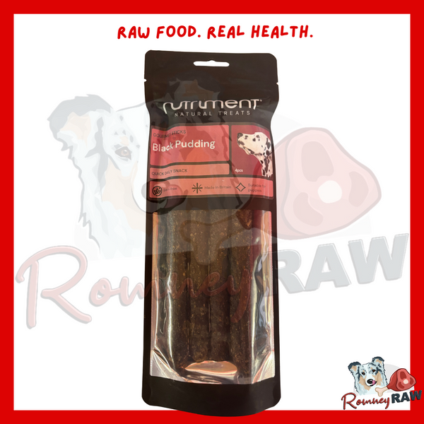 Nutriment Natural Treats - Gourmet Pure Sticks - Black Pudding - 4 Pieces