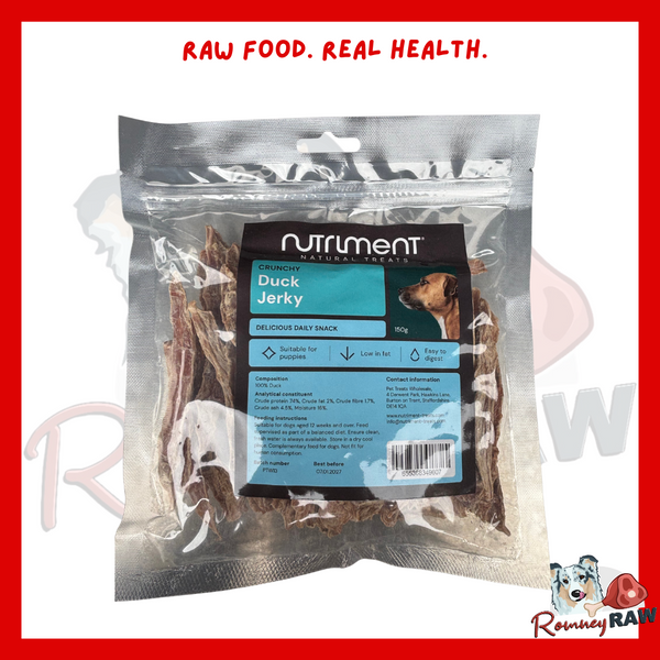 Nutriment Natural Treats - Duck Jerky - 150g