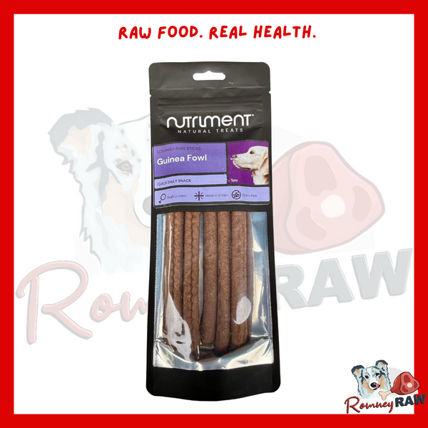 Nutriment Natural Treats - Gourmet Pure Sticks - Guinea Fowl - 5 Pieces