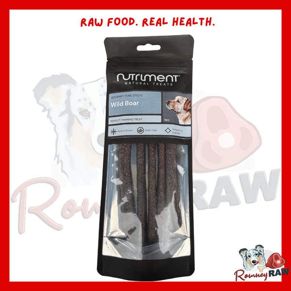 Nutriment Natural Treats - Gourmet Pure Sticks - Wild Boar - 5 Pieces
