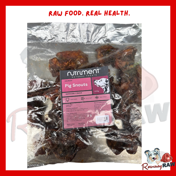 Nutriment Natural Treats - Pig Snouts Natural - 500g