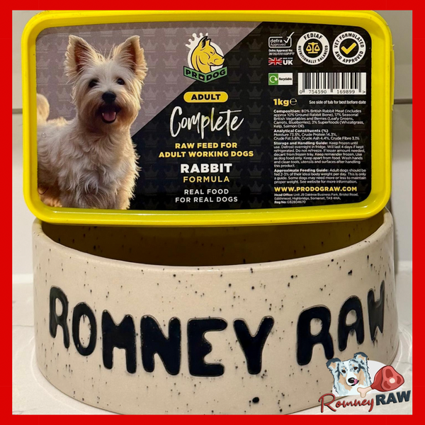 ProDog - Rabbit Complete Raw Dog Food - 1kg