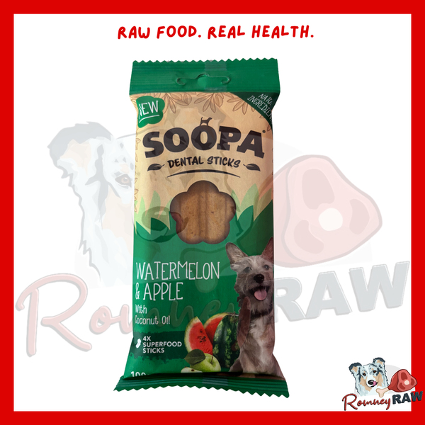 Soopa - Dental Sticks - Watermelon & Apple - 4 Pack