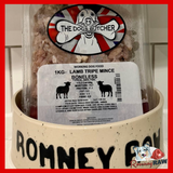 The Dogs Butcher - Lamb Tripe Mince Boneless - 1kg