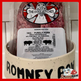 The Dogs Butcher - Purely Pork - 80/10/10 - 1kg