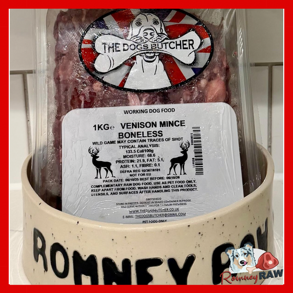 The Dogs Butcher - Venison Mince Boneless - 1kg