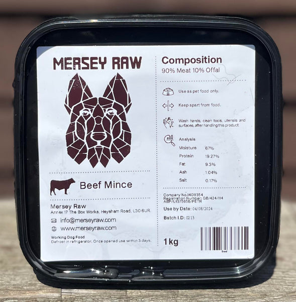 Mersey Raw Beef Mince 1kg