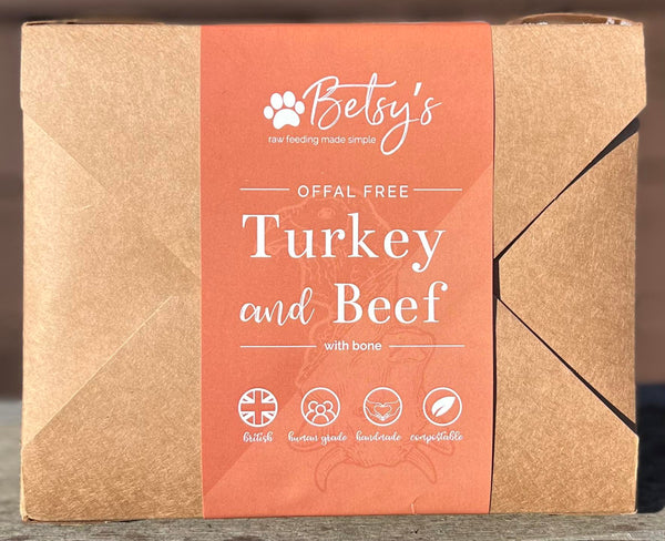 Betsy's Raw Turkey & Beef 1kg