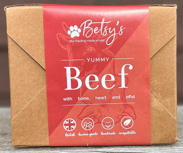 Betsy's Raw Yummy Beef 500g