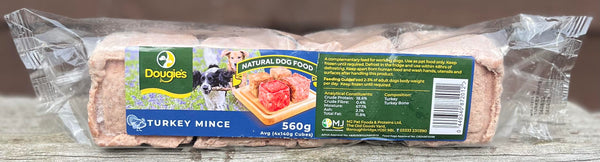Dougie's - Turkey Mince - 560g - NOT COMPLETE