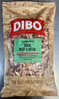 DIBO Dog Food - Duck, Beef & Offal Freeflow - 80/10/10 Complete - 1kg