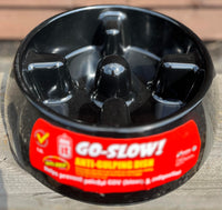 Dogit Go Slow Anti Gulping Dish Black Large