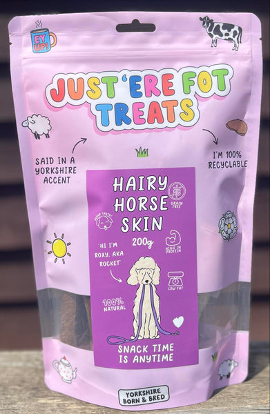Just 'Ere Fot Treats Hairy Horse Skins 200g