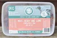 Henley Raw Meat, Heart & Lung Complete 1kg
