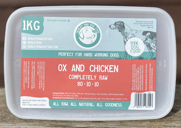 Henley Raw Ox & Chicken Complete 1kg