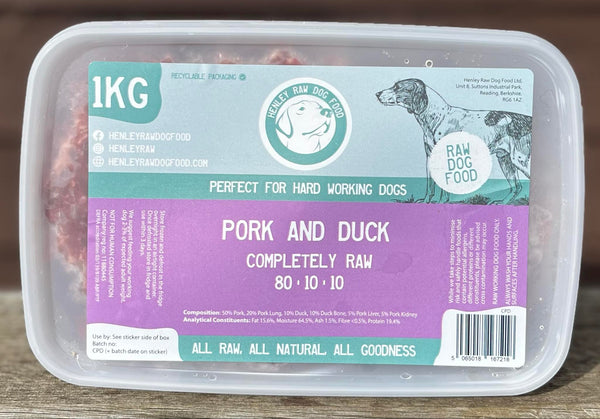 Henley Raw Pork & Duck Complete 1kg