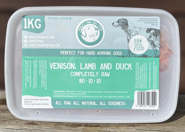 Henley Raw Venison, Lamb & Duck Complete 1kg