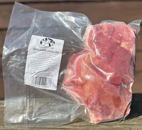 The Dogs Butcher - Meaty Lamb Chunks - 1kg