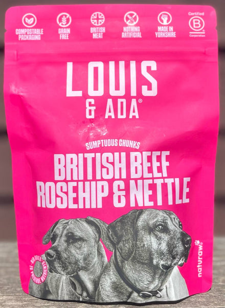Louis & Ada Beef, Rosehip & Nettle Treats 90g
