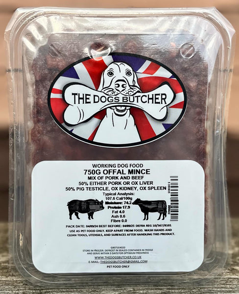 The Dogs Butcher - Offal Mix - 750g