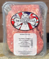 The Dogs Butcher - Purely Turkey - 80/10/10 - 1kg