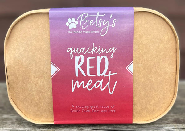 Betsy's Raw Quacking Red Meat 1kg