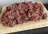 The Dogs Butcher Wild Gutted Rabbit Mince & Fur 1kg