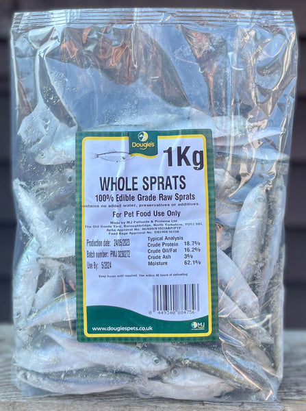 Dougie's - Whole Sprats - 1kg