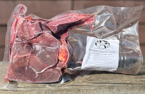 The Dogs Butcher Prime Venison Chunks 500g