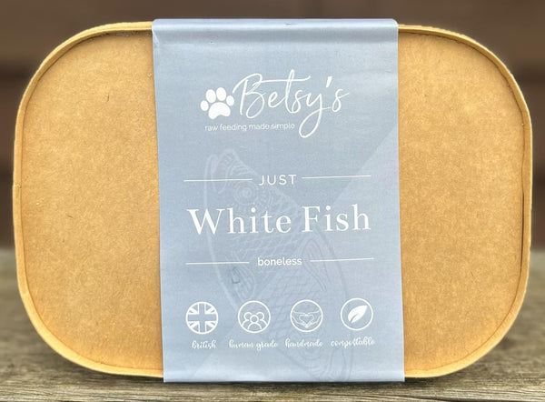 Betsy's Raw Just White Fish Boneless 1kg