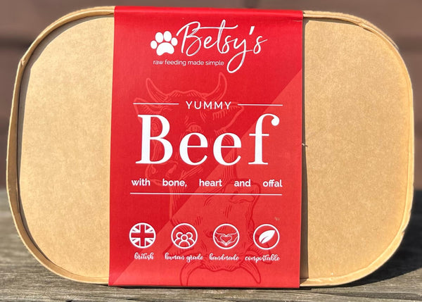 Betsy's Raw Yummy Beef 1kg