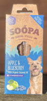 Soopa Dental Sticks Apple & Blueberry 4 Pack