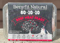 Benyfit Natural 80/10/10 Beef Meat Feast 1kg