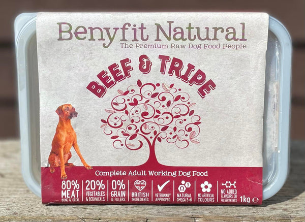 Benyfit Natural Beef & Tripe Complete 1kg