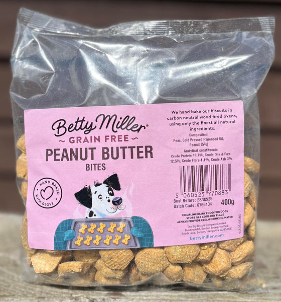Betty Miller Grain Free Peanut Butter Bites 400g